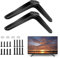 mizikuu Patas universales para Soporte de TV, TV Stand Legs Base de Soporte de TV Pies de Pedestal 32 40 49 50 55 Inch Holds up to 99 lbs para LCD LED OLED