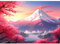 1000 Teile Puzzle für Erwachsene - Eisberg Sakura Puzzle 1000 Teile Kirschblüten Puzzles für Erwachsene 1000 Teile Mount Fuji Painting Puzzle Senior