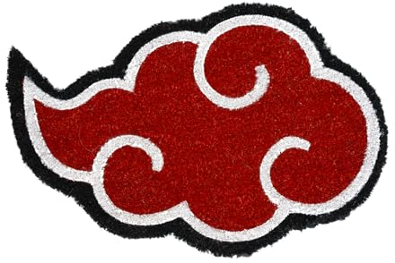 Grupo Erik Kokosmatte Fußmatte Naruto Shippuden Akatsuki - Schmutzfangmatte ca. 40x60 cm - Fussmatte Lustig - Türmatte Innen Iron Maiden Merch