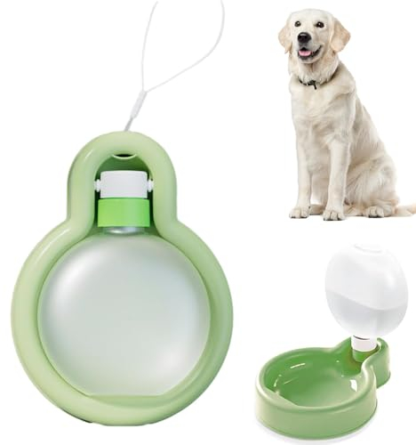 Borraccia per Cani Portatile,500ml Borraccia Cane,180° Ripiegabile Bottiglia da Viaggio, per Cuccioli Adatto Il Campeggio Quotidiano a Piedi