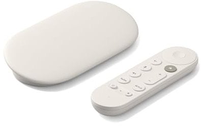Google 4K TV Streamer - Fast Entertainment Stream to Your TV with Voice Search Remote - Watch Movies, Shows, Live Shows and Netflix in 4K HDR