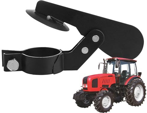 Duroecsain Válvula de escape para tractor, válvula de lluvia de escape de tractor – Tapa de lluvia multiusos de acero al carbono – Válvula de escape negra resistente a la lluvia – Tapa de escape