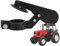 Duroecsain Válvula de escape para tractor, válvula de lluvia de escape de tractor – Tapa de lluvia multiusos de acero al carbono – Válvula de escape negra resistente a la lluvia – Tapa de escape