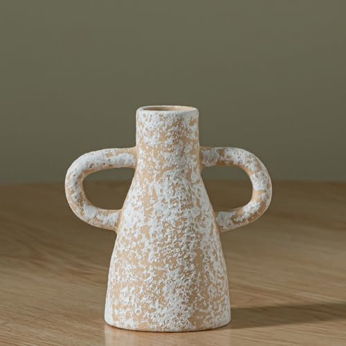Anfora in ceramica, stile scandinavo semplice vintage, opere d'arte fatte a mano ornamenti per la casa, decorazione della tavola, matrimonio e decorazione per le vacanze