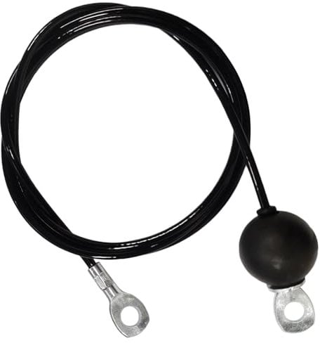 GEMMAHW Fitness Pulley Cable, 1.6 Meter Cable Pulley System Home Gym, Fitness Cable for Pulley Machine Accessories, 5mm Heavy Duty Replacement Pulley Cable for Home Gym
