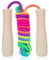 2.5M Skipping Rope, Girls Boys Children Skipping Rope, Rainbow Jumping Rope Kids with Wooden Handle, Adjustable Jump Rope, Skipping Ropes for Exercise Workout School Outdoor Activity