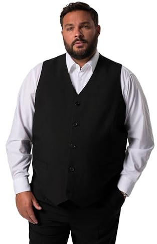 Men Plus Herren große Größen Übergrößen Menswear L-8XL Weste, Business, Baukasten, Porto schwarz 62 835067100-62