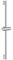 MORADO Barre de Douche 70cm en Acier Inoxydable, Support de Douche Réglable en Hauteur, Colonne de Douche Montage Mural, Chromé