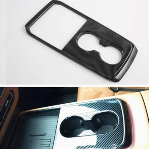 Auto Aufkleber Abdeckung ABS Auto Getriebe Shift Wasser Tasse Halter Abdeckung Trim Aufkleber Für Mazda Für EZ-6 2024 + Innenverkleidung