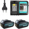 Ersatz Ladegerät für Makita BL1850 Akku 18V 2x8000mAh Baustellenradio DMR108 DMR110 DMR107 DMR112 DMR104 DMR106 DMR115 DMR202 Radio Akku BL1860B BL1860 BL1840 Ersatzakkus