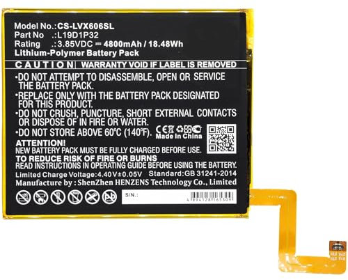 Batterie compatible avec Lenovo L19D1P32, Tab M10 Plus, TB-X606F