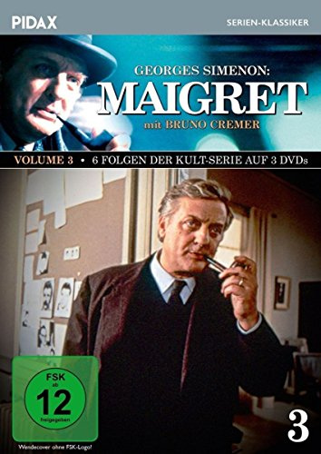 Maigret, Vol. 3 / Weitere 6 Folgen der Kult-Serie mit Bruno Cremer nach dem Romanen von Georges Simenon (Pidax Serien-Klassiker)