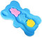 UNAOIWN Baby Bad Schwamm bequeme Baby Kissen anti bakterielle und Skid Proof Badematte (Blau)