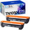 LxTek TN1050 Tonerkartusche Kompatibel für Brother TN-1050 TN1050 für DCP-1510 DCP-1610W DCP-1612W DCP-1512 MFC-1910W MFC-1810 HL-1110 HL-1212W HL-1210W HL-1112 (Schwarz, 2er-Pack)