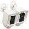 Silicone Skin Case Cover for Ring Spotlight Cam Battery or Solar, Offer Sun Glare UV Weather Protection & Disguise Spot Light Security Camera (2 Pack, White)