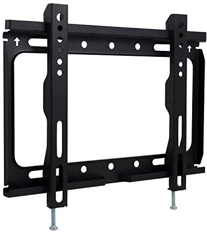 Philips Fixed TV Monitor Wall Mount Bracket for Most 17-55 Inch LED LCD OLED HDTV Flat Curved Screen TVs and Monitors with MAX VESA 200x200 up to 55lbs, Lockable Safety Bar, SQM3221/27