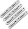 Kyuionty 4 Sets Holzbettschienen Verbindungsbeschläge 12,7 cm dick Möbel Bett Hardware