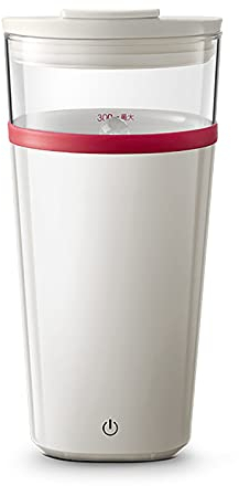 Tasse De Mélange Automatique Coupe De Mixage Portable Fitness De Remise en Forme Électrique Coupe d'eau De La Protéine Poudre De Protéine Shaker Cup (Couleur : White, Size : 8.9x9x17.6CM)