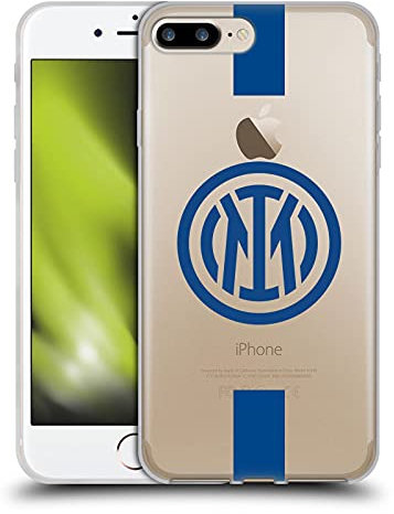 Head Case Designs Offizielle Inter Milan Streifen Logo Gel Handyhülle Hülle [Militärischer Schutzgrad] Kompatibel mit Apple iPhone 7 Plus/iPhone 8 Plus