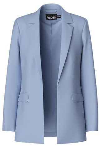 PIECES PCBOSSY LS Loose Blazer Noos, Blazer Femme, Kentucky Blue, XL