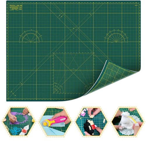 Shiny Merry Self Healing Cutting Mat A2 18x 24 Double Sided Green Mat