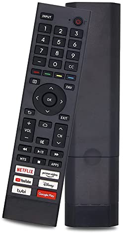 FOXRMT ERF3J80H Replacement Hisense Remote Control Fit for Hisense 4K TV - No Setup Required (ERF3J80H)