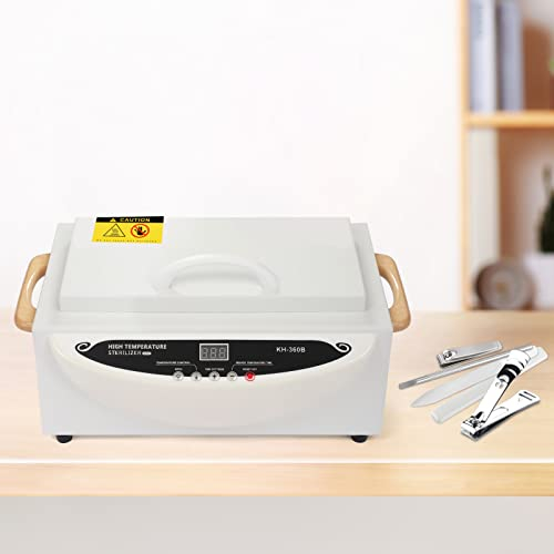 Sterilisator Desinfektion Kosmetik FußPflege Tattoo Nagel ManiküRe Box HeißLuft Salon Nagelstudio Studio Hochtemperatur Nagelwerkzeug Mit Timer GroßE KapazitäT HeißLuftsterilisator Desinfektionbox