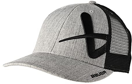 Bauer Cap Core Snapback Eishockey grau