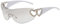 YAMEIZE Y2K Trendy Herz Wraparound Sonnenbrille - für Herren Damen Rimless Wrap Around Eyewear Liebe Herz Schatten Oversized Radfahren Outdoor
