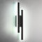 Riserva Apliques de Pared Interior, 16W 1800LM Moderna Lámpara de pared LED, 6500K Luz Blanco Frio, Aplique de Pared para Dormitorio, Estudio, Comedor, Pasillo, Escalera, Negro