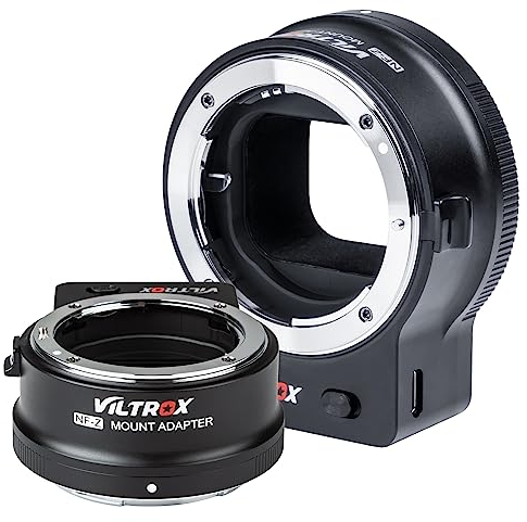 VILTROX NF-Z FTZ Objektivadapter Auto Focus Ring Mount Adapter Objektivkonverter Kompatibel für Nikon F Objektiv auf Nikon Z Mount Kamera Z5 Z50 Z6 Z6II Z7II Zfc