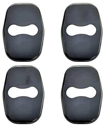 BOENMO 4PCS Car Door Lock Cover Protect For DS For SPIRIT DS3 DS4 DS4S DS5 DS 5LS DS6 DS7 For WILD RUBIS Trunk Lock (Color : 2)