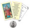 Laminierte St. Agatha Gebetskarte - St. Agatha Schutzpatron Heilige des Brustkrebses Token, Vaters Gebetskarte | St. Agatha Münze, Brustkrebs Gebetskarte | Schutzheilige des Krebses Gebetskarte | Set