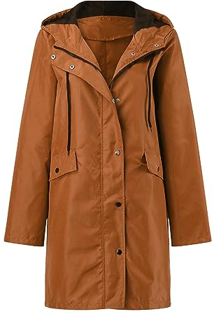GFPGNDFHG Regenmantel Damen, Damen Wasserdicht Leicht Regenjacke Atmungsaktiv Faltbar Windbreaker Softshelljacke Fahrradjacke mit Taschen Dessous Damen Sexy Unterwäsche Parajumpers Long Bear Damen