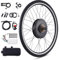 Viribus Kit de Conversion pour Vélo Électrique 48V 1000W Roue Arrière 28, Kit de E-Bike Moteur Moyeu Roue Électrique avec Affichage LCD & Système Pas