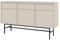 Selsey Commode Deboute Meuble De Rangement À 3 Tiroirs 3 Portes Push to Open 154 cm Beige Gris Evo