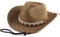 RUIXIA Chapeau Cowboy Western en Paille pour Adulte Chapeau Panama Homme Femme Chapeau de Paille Large Bord Chapeau de Soleil Pliable Anti-UV Chapeau Soleil Vintage