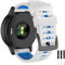 OVERSTEP Bracciale per Garmin Garmin D2 Air X10/Venu SQ2/Forerunner 245/645, Sostituzione Del Bracciale In Silicone Morbido per Vivomove 3/Vivomove/Vivoactive 3 Music