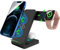 Cargador inalámbrico, estación de carga inalámbrica rápida 3 en 1 con certificación Qi para iWatch SE/6/5/4/3/2, auriculares, iPhone 15/14/13/13 Pro/13 Pro Max/12/12 Pro/12 Pro Max/11/11 Pro/XS