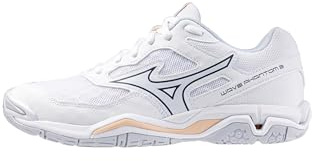 Mizuno Wave Phantom 3 WOS Handballschuhe Damen Indoor X1GB2260 weiß, Schuhgröße:42 EU