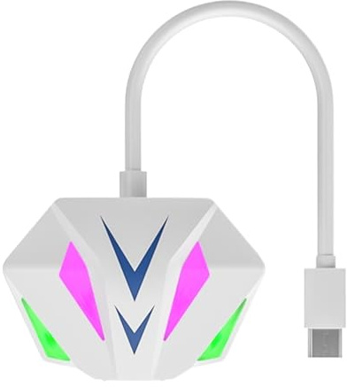 Adaptador Ethernet tipo C, adaptador Ethernet rápido, adaptador Ethernet para tablet, adaptador Plug and Play, adaptador de red para tablet, 17 cm para trabajo, entretenimiento