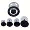 Gas Hob Cover, 5-piece Set Hob Covers for Gas Cookers, Oven Cooker Hob Gas Burner Crown and Flame Cap Kit, Burner Crown Flame Cap Accessory, Gas Burner Flame Cap Suitable for SABAF Gas Stove Burner