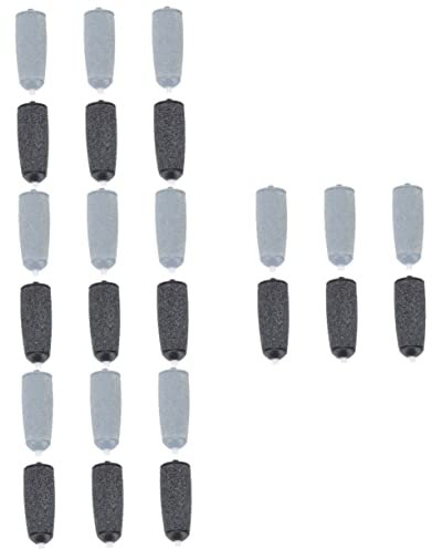 Homoyoyo 24pcs Electric Foot Replacement for Dead Skin Removal and Easy to Use Pedicure Accessories for Foot Care Grey
