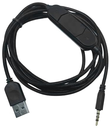 Plugs Play USB-Soundkarte, 3,5 mm, AUX-Kabel mit Rauschunterdrückung für Gaming-Headsets, PC, Laptop, Handys, mehrere Geräte, kompatibles Soundkabel
