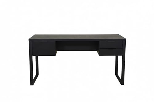 Jahnke Schreibtisch Loop D 150 Eiche SCHWARZ/SCHWARZ
