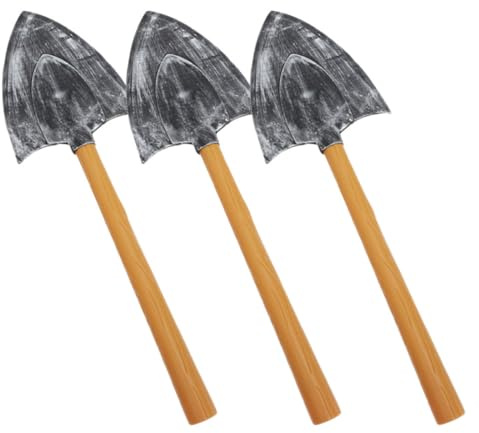 IMIKEYA Pioches et Pelles en Mousse Lot de 3 Accessoires de Cosplay de GNOME Halloween pour Fêtes et Farces