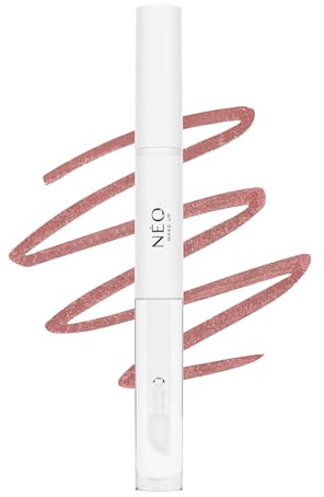 NÉO MAKE UP 2in1 Lip Line&Gloss Long Lasting 2 ml - Lippenkonturenstift mit Gloss - Beige - Peach Cashmere - Lippenglanz - Lipgloss - Lippenpflege - Lipliner - Makeup - Lip Liner - Lippen - Lipglosse