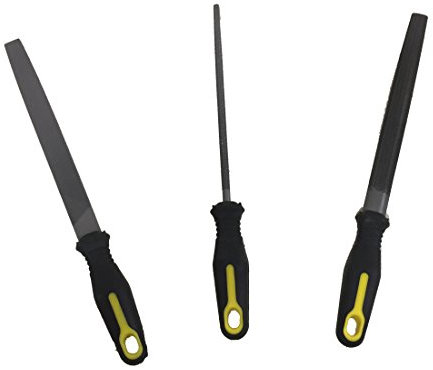 Set lime tre pezzi, set di raspe 200 mm, limare legno.acciaio, ferro NC-H145