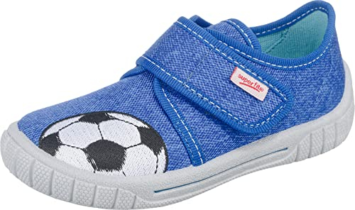 Superfit Jungen Bill Hausschuhe, Blau Weiß 8500, 27 EU