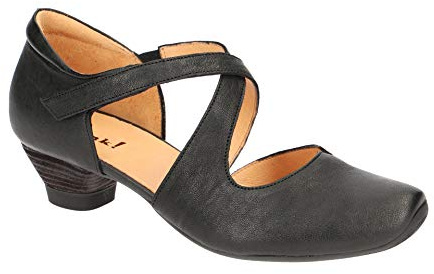 Think! Damenschuhe - Riemchen Pumps AIDA 6-86240-00 Schwarz, EU 41